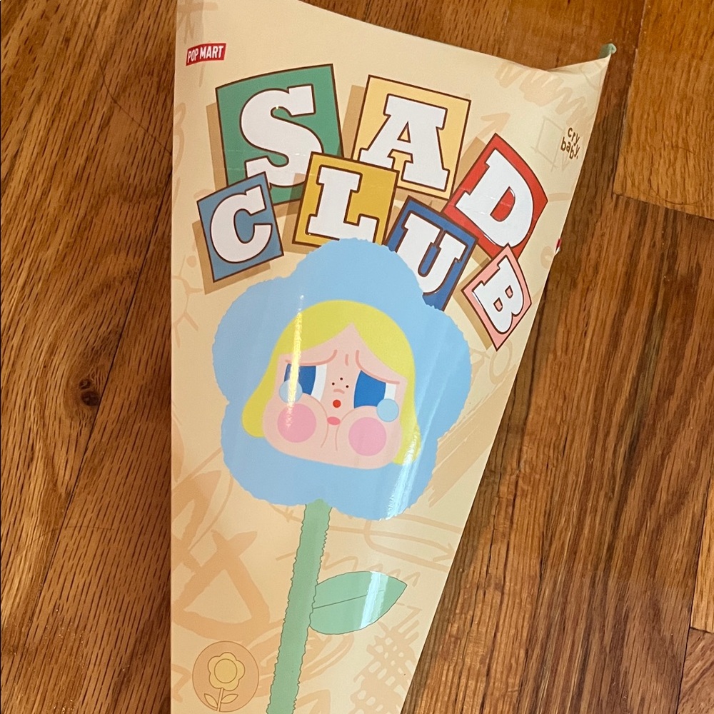 Sad Club Pop Mart Cone sunshine yellow ,100%authentic Pop mart